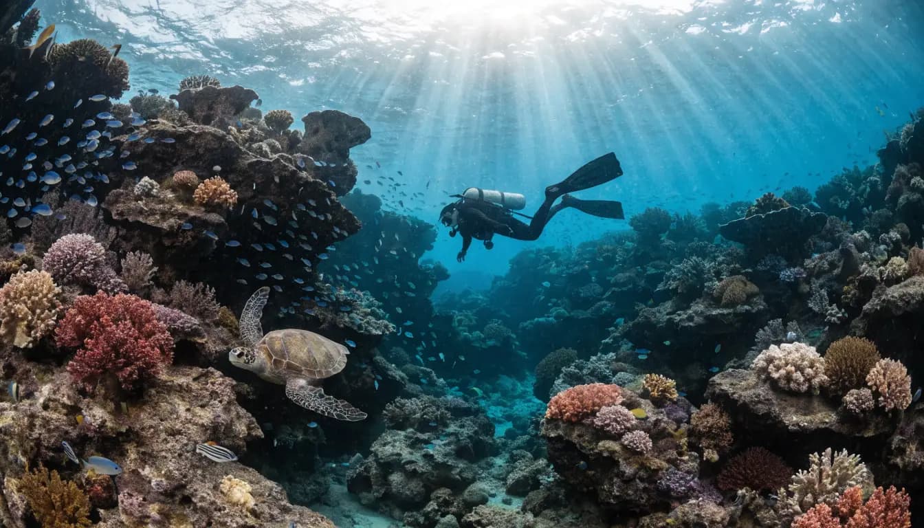 Scuba de Oro, the dive operator we work with on Camiguin, preparing for a morning dive